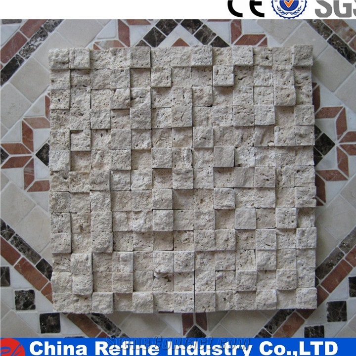 Superior Natural Stone Waterjet Marble Mosaic Tile
