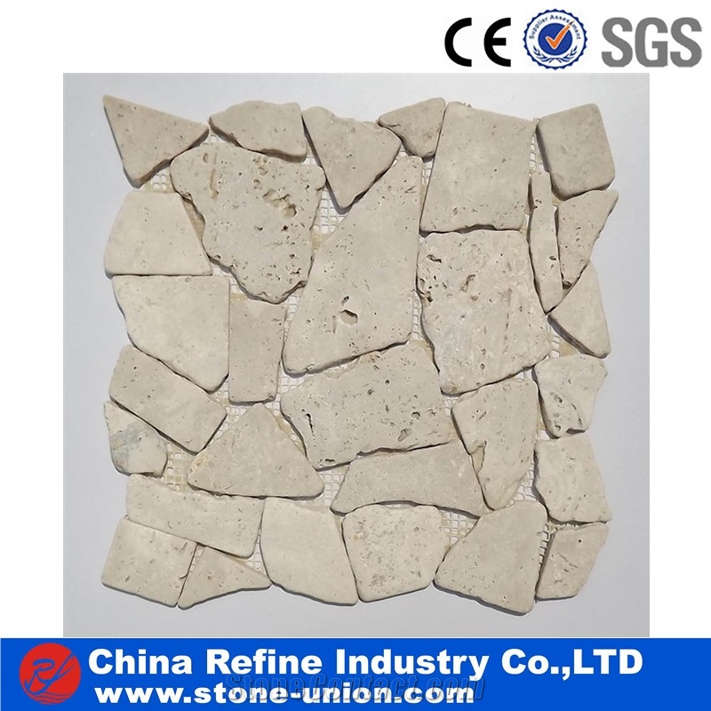 Superior Natural Stone Waterjet Marble Mosaic Tile
