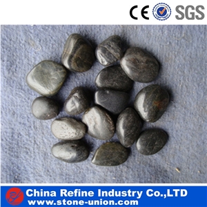 Tumbled Black Polished Pebble Stones