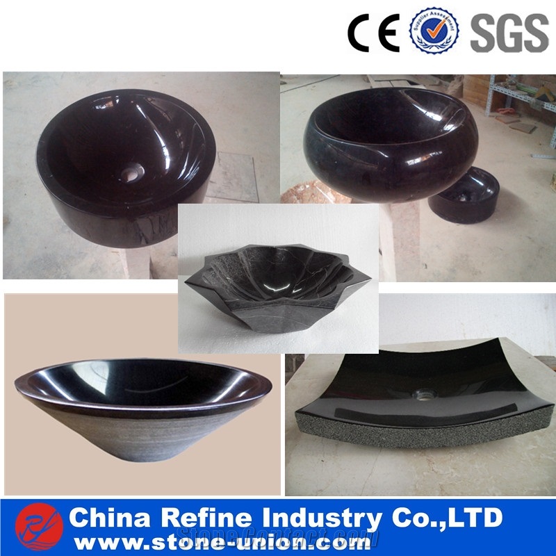 Violet Red Marble Polished Sinks and Wash Bowls