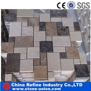 Wall and Floor Natural Marble Mosaic Patterns