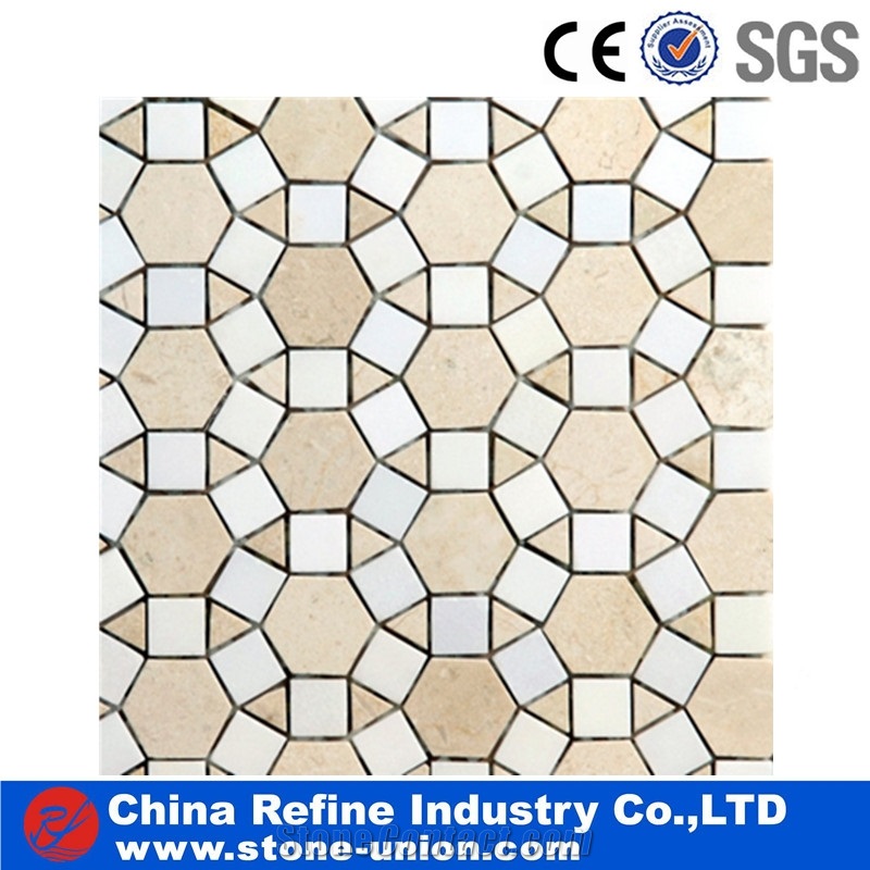 Wall and Floor Natural Marble Mosaic Patterns