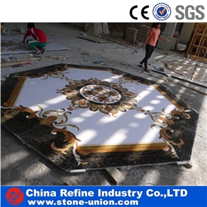 Wall & Floor Customized Waterjet Marble Medallions
