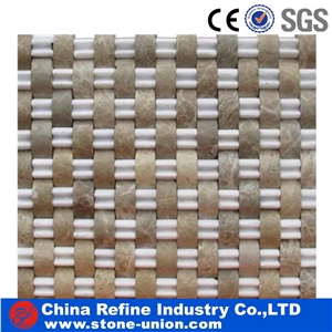 Water Jet Marble Mosaique Surface Floor Tile