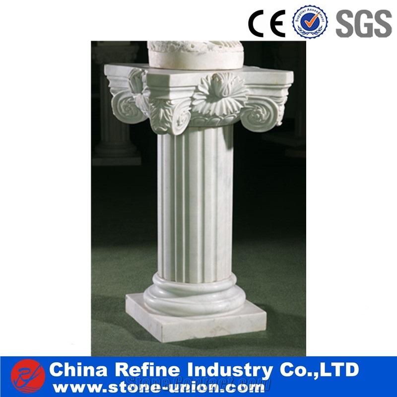 White Marble Helicoidal Column,Roman New Columns