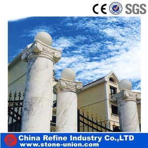 White Marble Helicoidal Column,Roman New Columns
