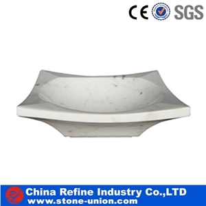 White Marble Laundry Sink,Marble Sink for Bathroom