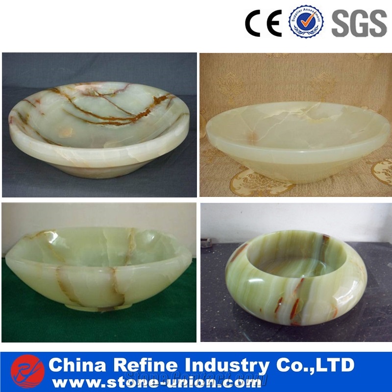 White Onyx Cone Shaped Basin,High Quality Basins