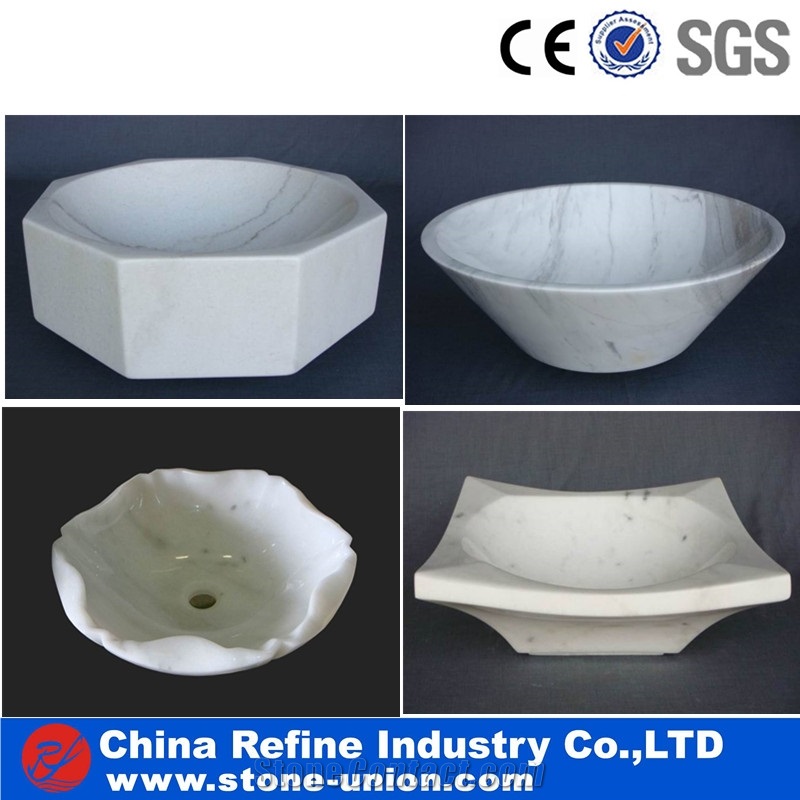White Onyx Cone Shaped Basin,High Quality Basins