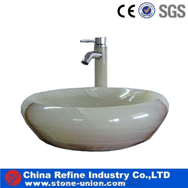 White Onyx Sculpture Sinks,Bathroom Onyx Basins