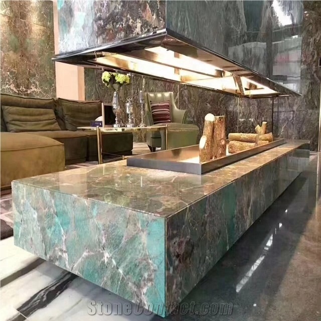 Amazon Green Granite Kitchen Countertop