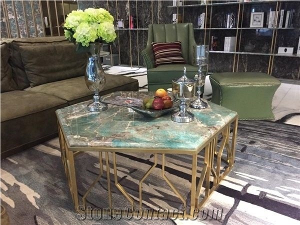 Amazon Green Granite Kitchen Countertop
