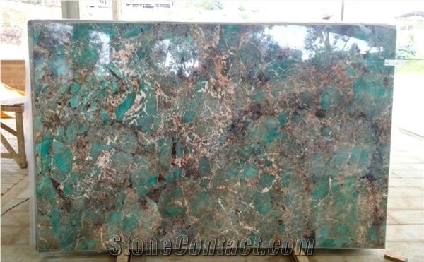 Amazon Green Granite Kitchen Countertop