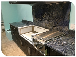 Blue Bahia Granite Countertop Kitchen Top Desk