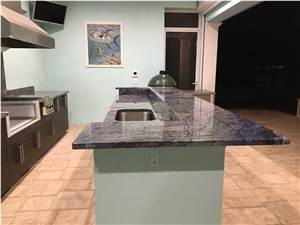 Blue Bahia Granite Countertop Kitchen Top Desk