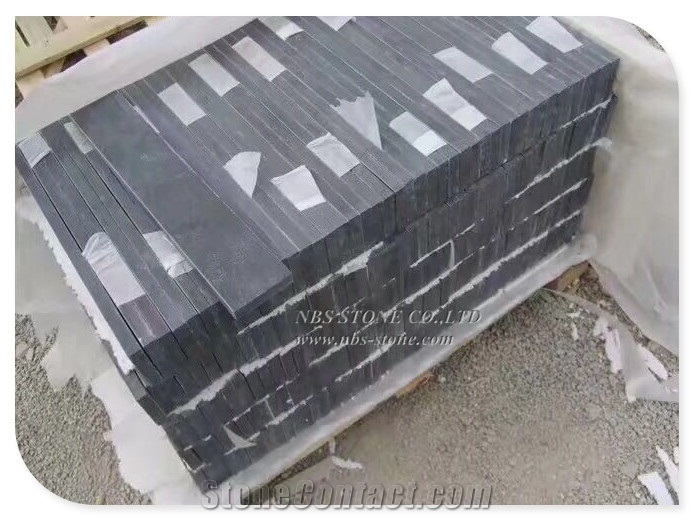 China Blue Limestone Flamed Flooring Paving Tiles