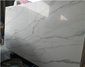 Nano White Stone Slabs / Crystallized Stone Slabs