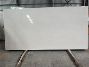 Calacatta Pearl White Quartz Slabs