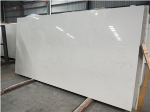 Calacatta Pearl White Quartz Slabs