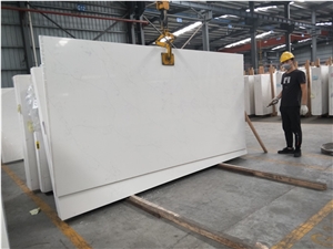 Calacatta Pearl White Quartz Slabs