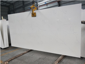 Calacatta Pearl White Quartz Slabs