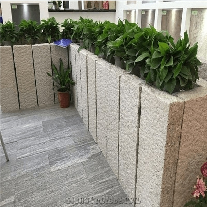 China Dark Grey Granite Split Kerbstone