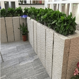 China Dark Grey Granite Split Kerbstone