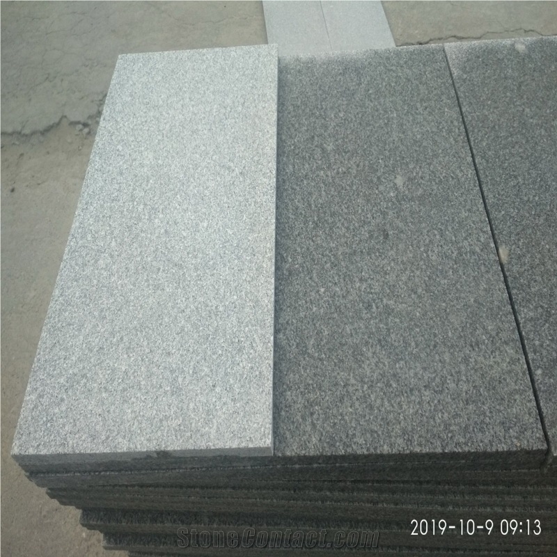 G343 Gray Granite Cobblestone