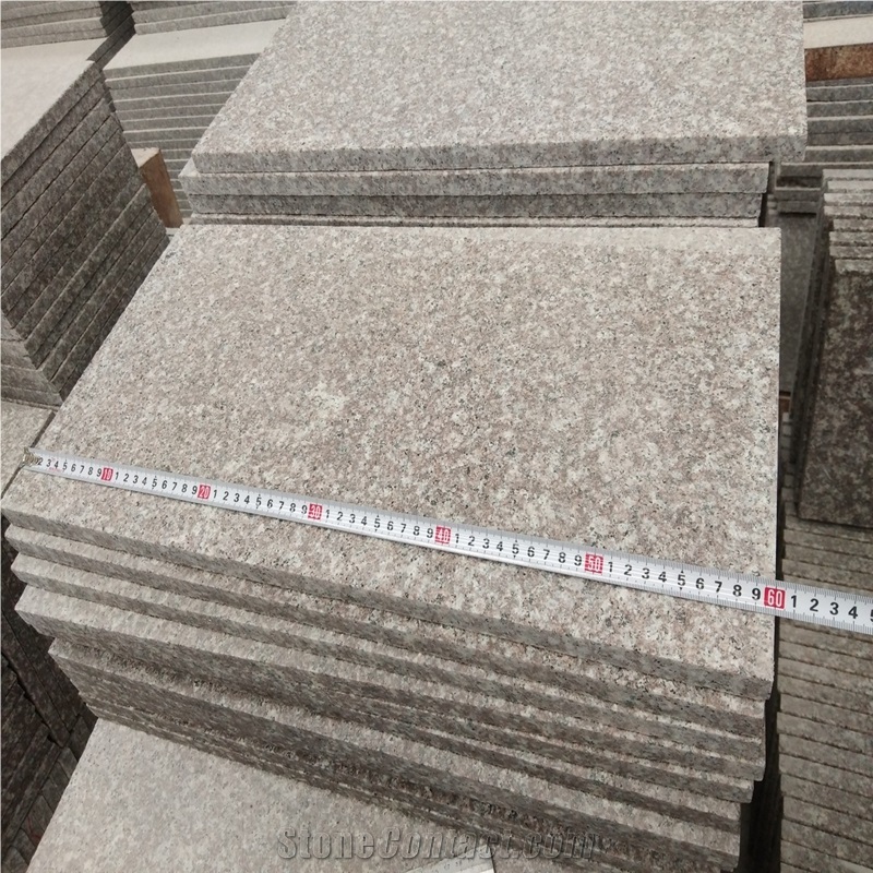 G664 Pink Brown Granite Tile Paving Flooring