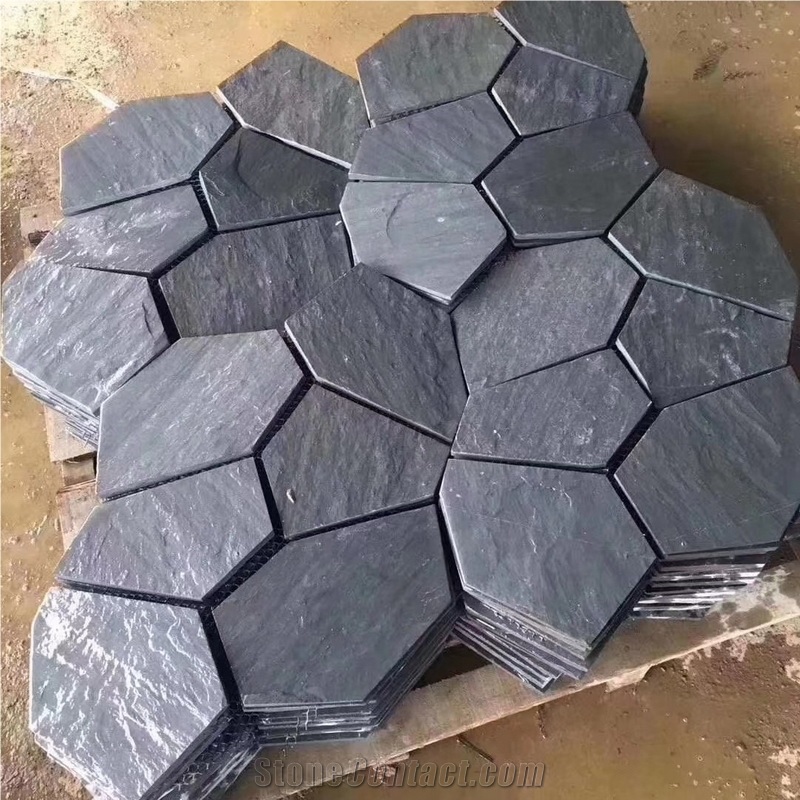 Meshed Flagstone Tiles/Crazy Slate Paving