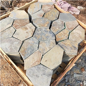 Meshed Flagstone Tiles/Crazy Slate Paving