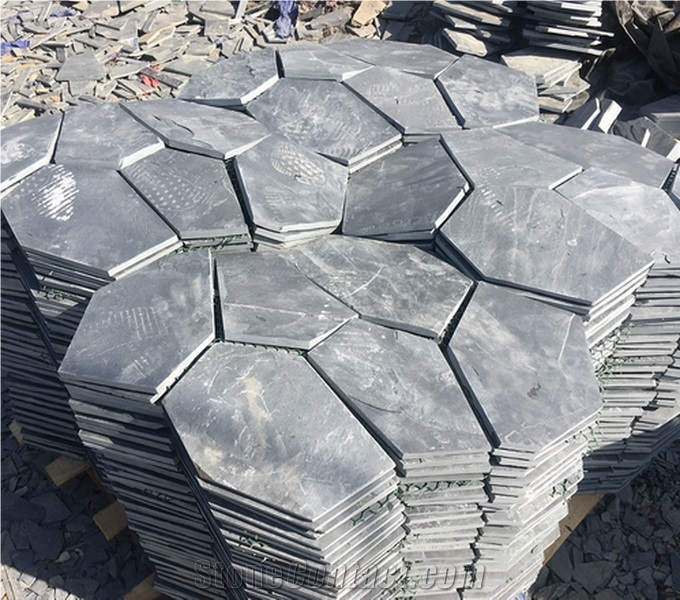 Meshed Flagstone Tiles/Crazy Slate Paving