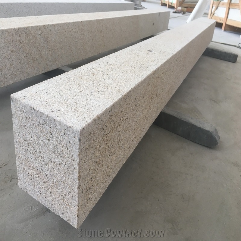 Sunset Gold G682 Granite Kerbstone