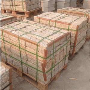 Sunset Gold Granite Kerbstone