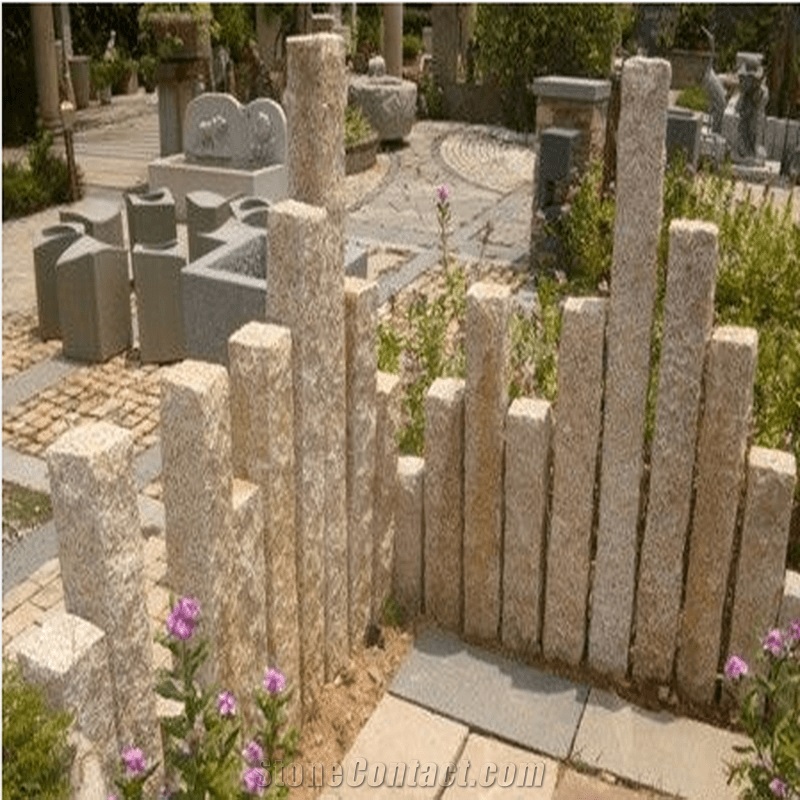 Sunset Gold Granite Kerbstone