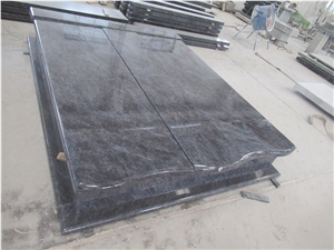 Bahama Blue Double Monuments Gravestone Tombstone