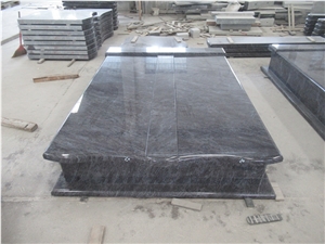 Bahama Blue Double Monuments Gravestone Tombstone