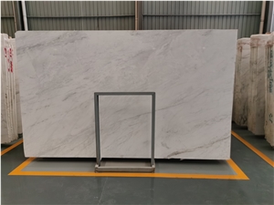 China White Arabescato Venato Marble Brown Veins
