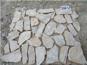 China Yellow Color Castle Rock Veneer Panel