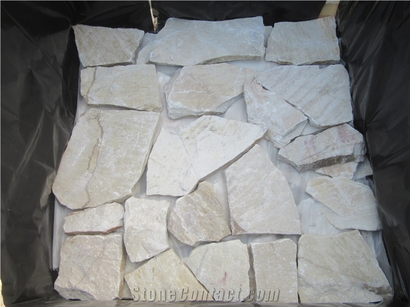 Crazy Flag Stone Wall Panel Loose Stone