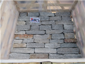 Dark Grey Stone Wall Cladding Castle Rock Veneer