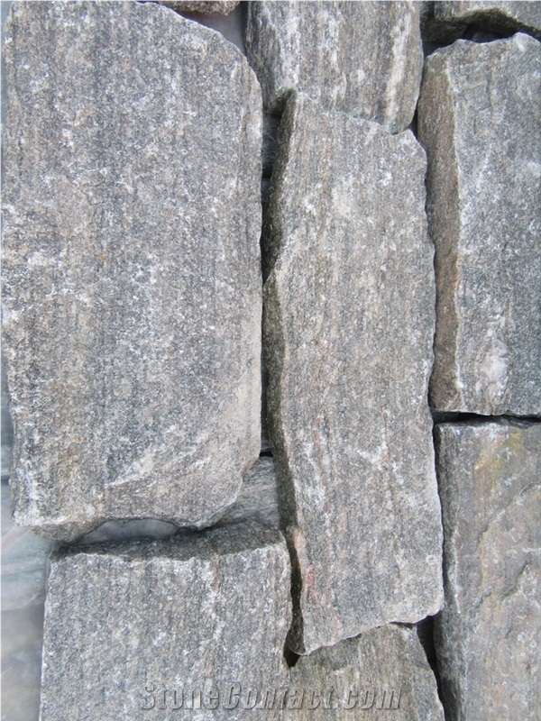 Dark Grey Stone Wall Cladding Castle Rock Veneer
