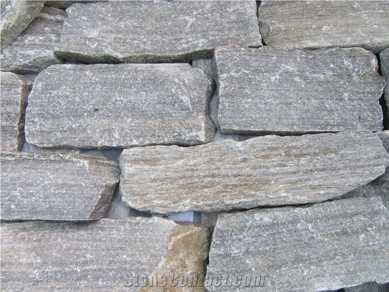 Dark Grey Stone Wall Cladding Castle Rock Veneer