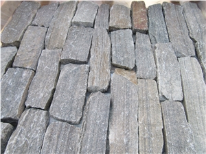 Dark Grey Stone Wall Cladding Castle Rock Veneer