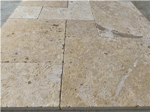 French Pattern Travertine Flooring Tiles