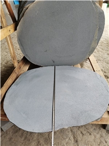 Hainan Black Basalt Landscape Stepper Stone