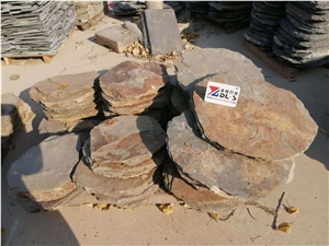 Random Rusty Slate,Stepping,Step Stone for Garden
