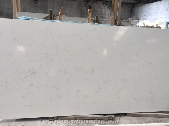 Xiamen Quartz Slabs Carrara White Style