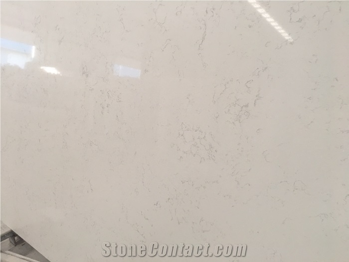 Xiamen Quartz Slabs Carrara White Style