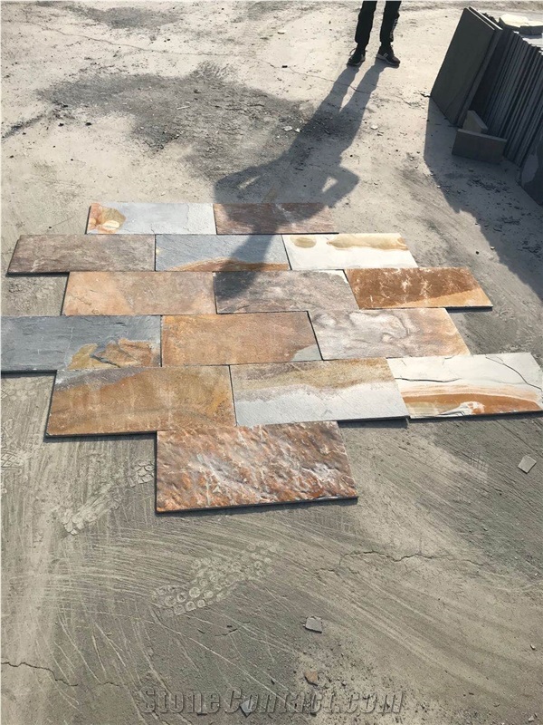 Chinese Yellow Slate Floor with Good Prices